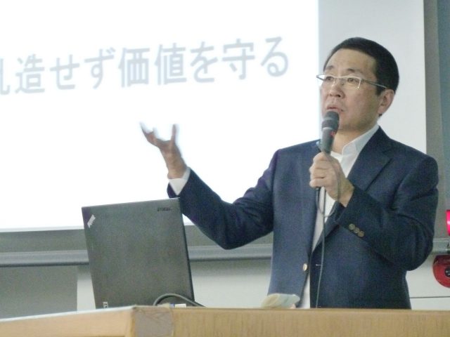 中央大学にて松野社長が講演を行いました