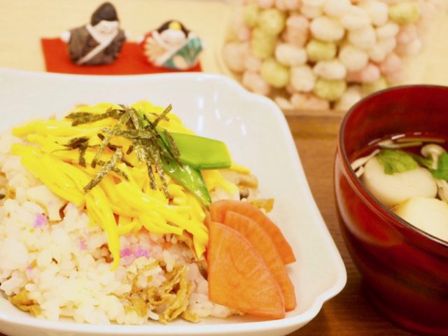 【ひな祭りランチ】赤かぶ酢飯のちらし寿司│幸せベジフルレポート更新